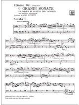 6 Grandi Sonate - Etienne Ozi - Partition - Basson